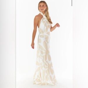Show Me Your Mumu Jasmine Halter Maxi Dress Size xs